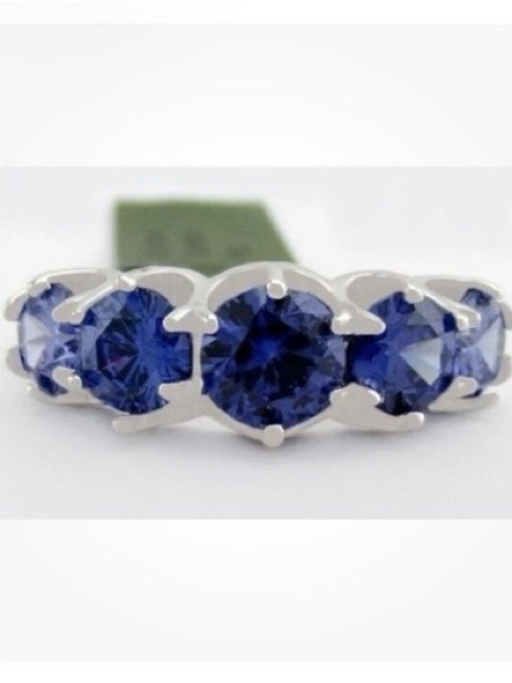 3.76 CT Tanzanite Ring - Sterling - Picture 7 of 9
